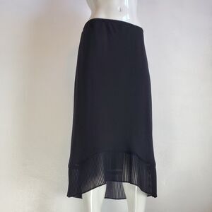 Vintage Y2K MSK Black Midi Skirt